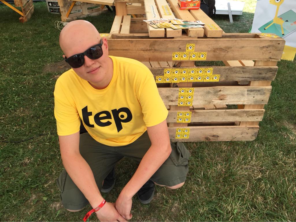 getupgetTep's tweet photo. We are setting up the Tep #sticker station:) visit us at @szigetofficial by the design zone. #gettep #sziget2015 http://t.co/Z8f5UVnsGy