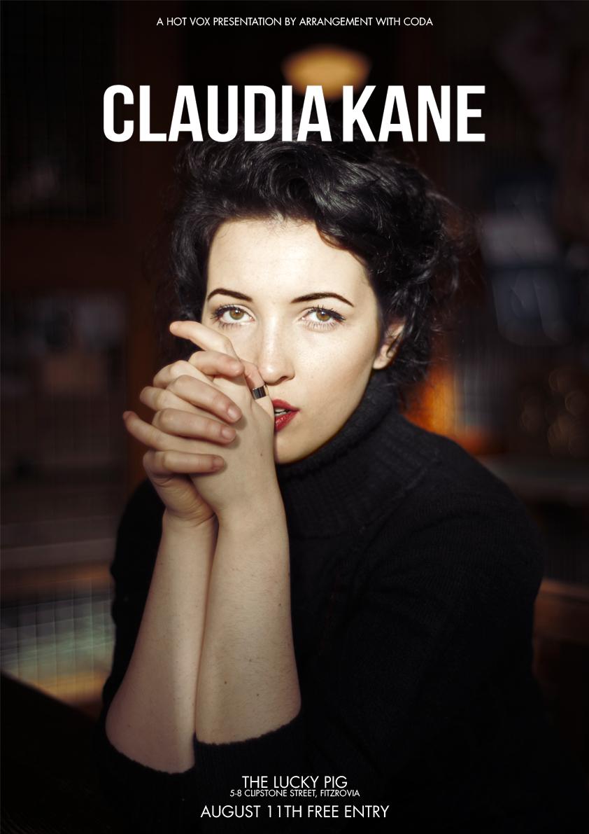 Hot_Vox's tweet photo. Tomorrow @TheLuckyPigW1 with @ClaudiaKaneUK playing an acoustic set
Free entry // Doors 6.30pm // http://t.co/RhBkomlwm3