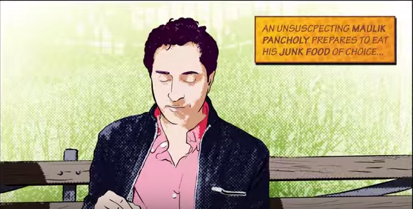 The <a href="/SuperSprowtz/">Team Z</a> keeping <a href="/MaulikPancholy/">Maulik Pancholy</a> healthy before he gets hefty in "French Fry Folly" bit.ly/1IEYib2