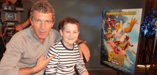 Happy Birthday to Antonio Banderas! Watch our young reporter Finley\s interview with the actor  