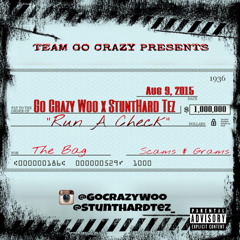 TeamGoCrazyent's tweet photo. @devinthemoneyma @Rhapsody 🚨NEW MUSIC🚨 *FEATURING @StuntHardTez_  #RUNACHECK✅ CLICK LINK http://t.co/Fq9o1HoUXi http://t.co/zfE82pqZVS