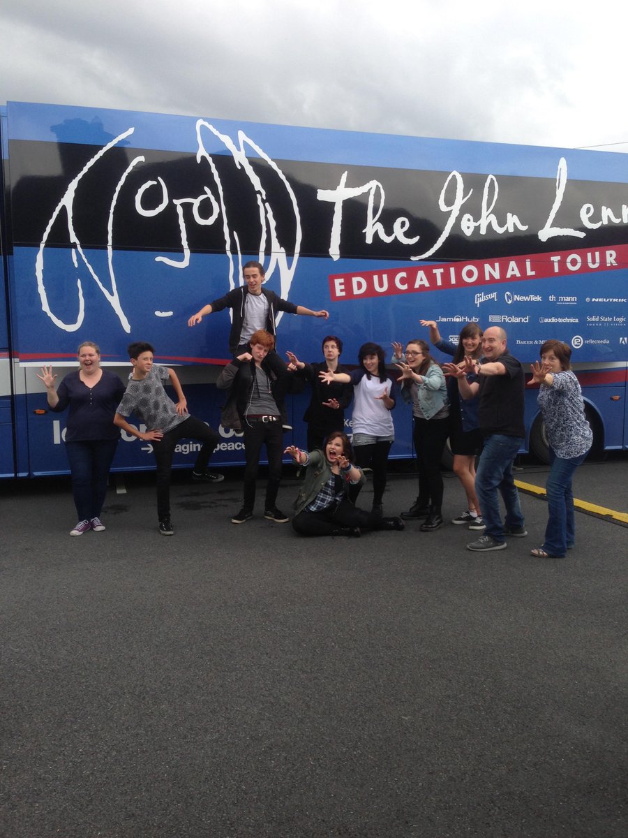 Great making music in Wicklow with Small Town Crisis on the John Lennon Bus#music#musicinwicklow#kwetb#johnlennonbus