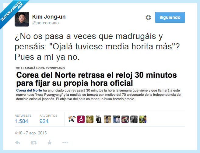 vistoenlasredes's tweet photo. La media hora perfecta, por @norcoreano http://t.co/Bi6e2bo22e http://t.co/JmcVo1uYyr