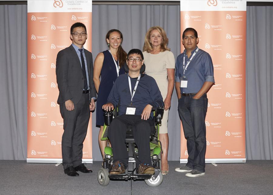OCInnovation's tweet photo. The 5 finalists. #OntarioAIS #TechPitchComp @EightFoldTech @iDAPTResearch @komodoopenlab @LegWorksGlobal @MyndTecInc http://t.co/bVGRaAVJCA