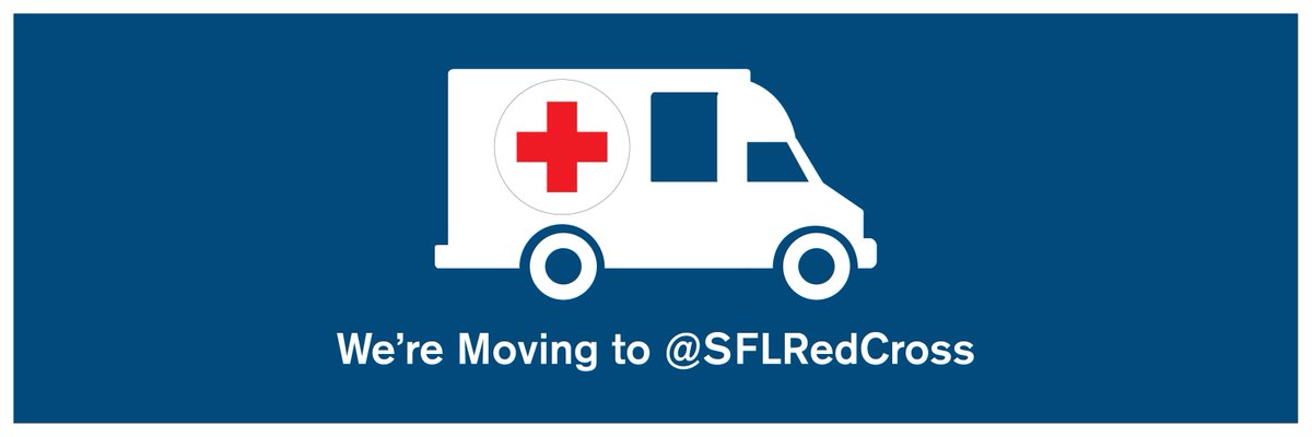 We're settling in at our new Twitter home, <a href="/SFLRedCross/">South Florida Red Cross</a>, come visit &amp; stay awhile!