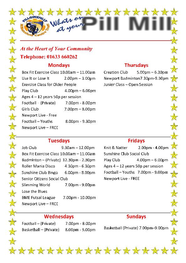 Pill Mill Centre tweet media