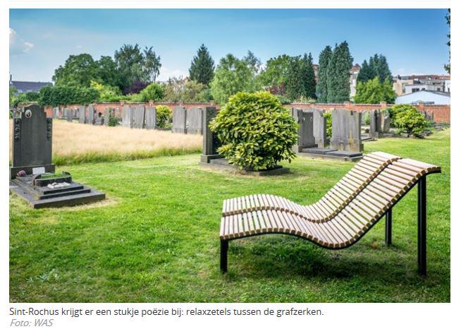 SergeAutrique's tweet photo. Finding silence in the city: relax  seats in an old graveyard http://t.co/Ilcz9ZvfDz via @gva #antwerp  #urbangarden http://t.co/BMYwJeg3A1