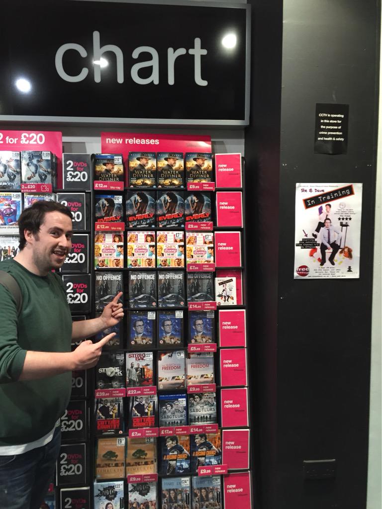 stejohnston's tweet photo. Well bought myself on DVD #NoOffence at #hmvedinburgh and you can see me up here in the #edfringe in @ste_and_dave http://t.co/Jj9Ne6M9Io