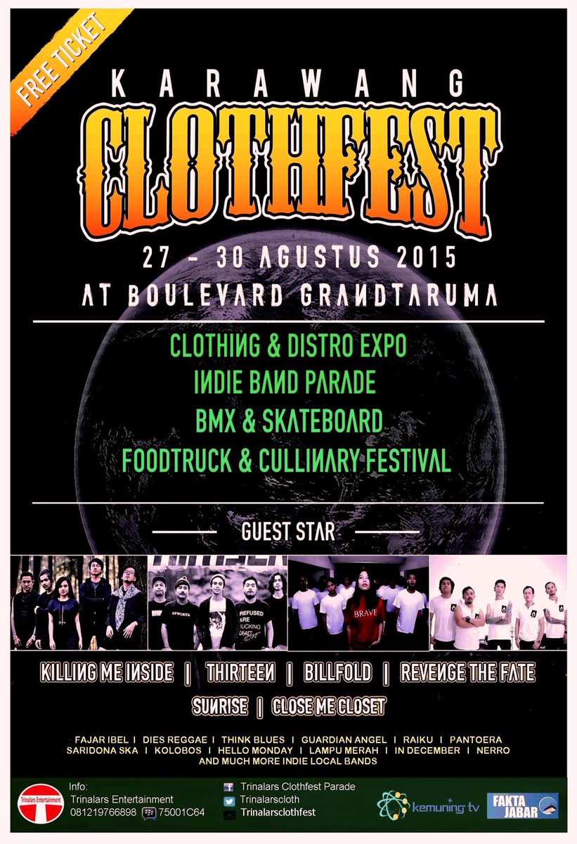 EGHTN.CO ada di booth no 54 KARAWANG CLOTHFEST 27-30 Agt 2015 nanti.. jangan lupa di hampiri.. <a href="/eghtnco/">EGHTNCO</a>