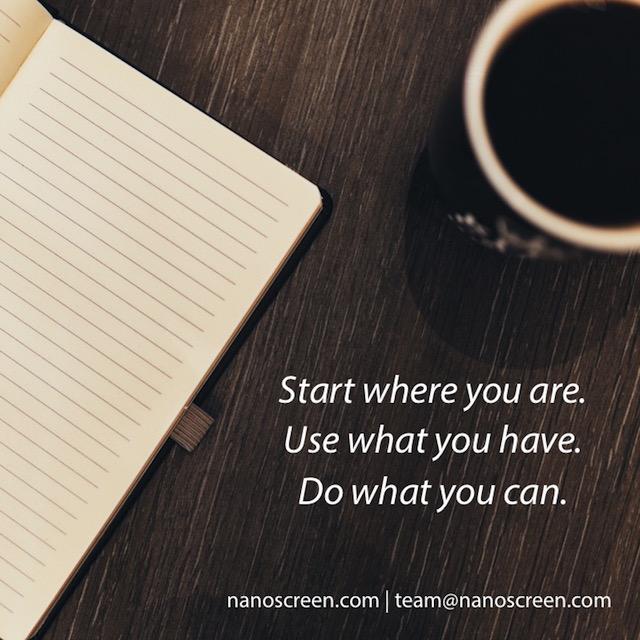 NanoScreenLLC's tweet image. #MondayMotivation Start today and chase your dreams! They are achievable with the resources you have now #NanoScreen