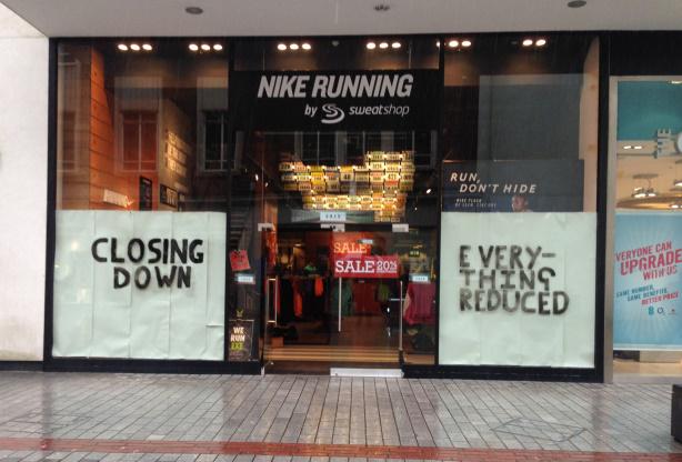 ExpressandEcho's tweet photo. @Princesshay Nike Running store to close down for rebrand http://t.co/3BjzTMtiJn @sweatshoponline http://t.co/j9ZqWqcamv