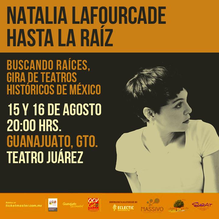 Sé parte de la gira “Hasta la Raíz” con la gran cantautora @lafourcade este 15 y 16 de agosto en el @Teatro_Juarez