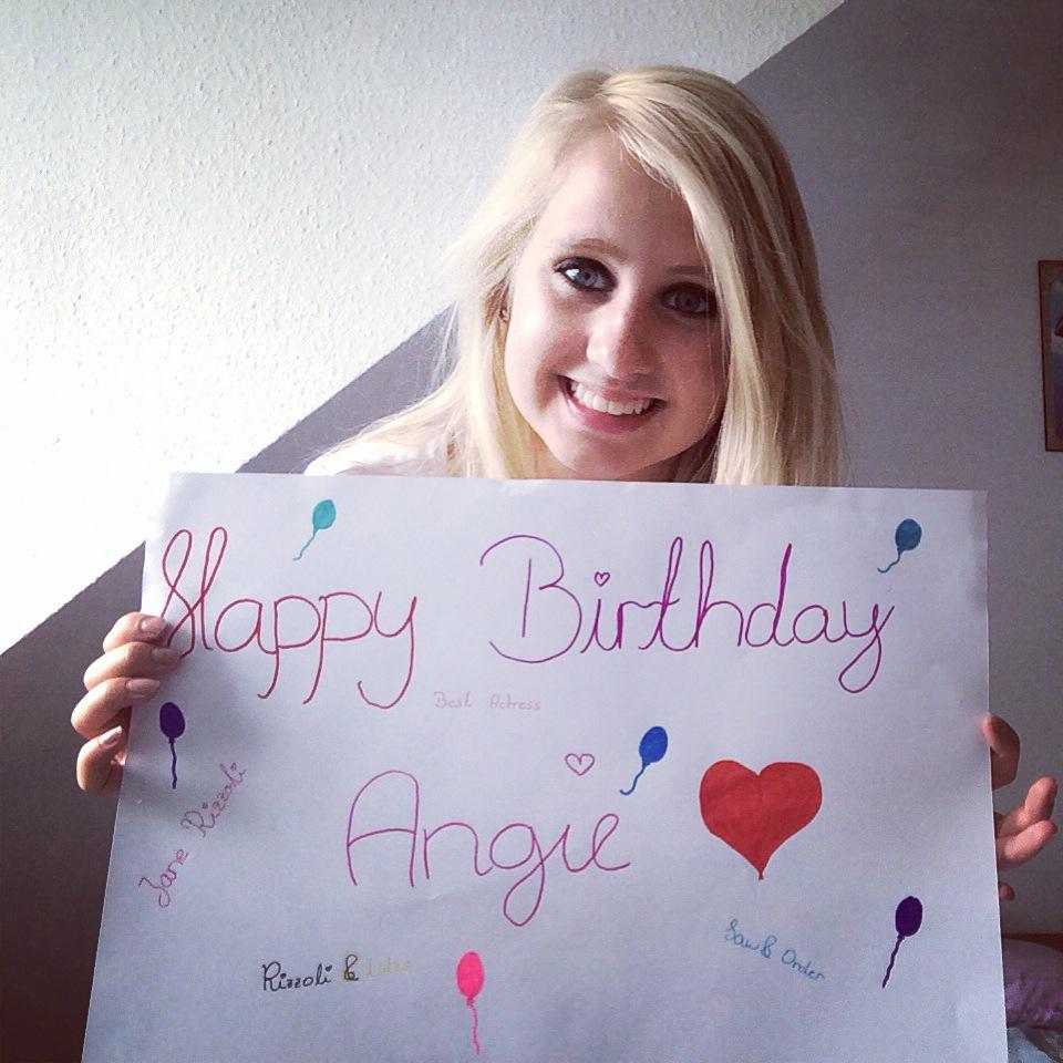 IT\S ANGIE\S BIRTHDAY  happy Birthday to the wonderful and beautiful Enjoy your day  