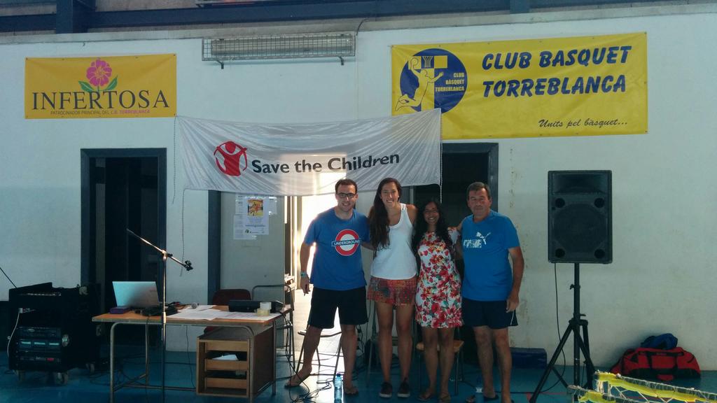 Torneo de triples y tiros libres con <a href="/vegagimeno/">Vega Gimeno</a> a beneficio de Save The Children