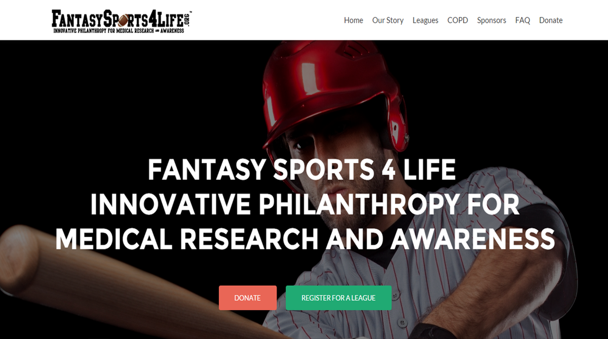 FS4LifeOrg's tweet photo. Check out our brand new website! We'd love to hear your feedback #fantasysports #philanthropy http://t.co/HieyUmWibX http://t.co/FW3w3OtlCk