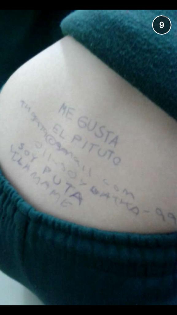 laXIsanigna's tweet photo. No te duermas en clase #TuGatita@gmail.com #LaVictimaDeHoy @luli_levy besitos http://t.co/loO2ySzKqC
