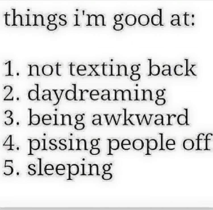 aaronmc142's tweet image. #totallyMe #thingsimgoodat