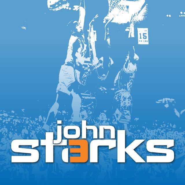  Happy Birthday and a custom logo for former Knick John Starks! 