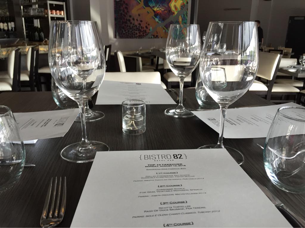 KristenShamus's tweet photo. It's almost time for the @Freep #Top10Takeover at Royal Oak's #Bistro82. http://t.co/5BZ5iCKe1M
