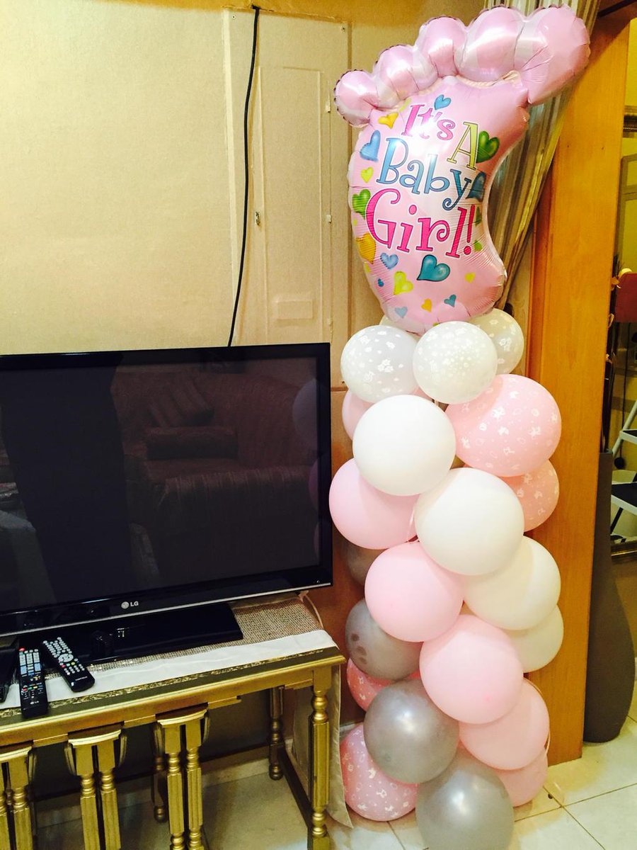 احد اعمالنا اليوم لمولوده جعلها الله من مواليد السعاده ...
#بالونات #سعاده #ريتويت