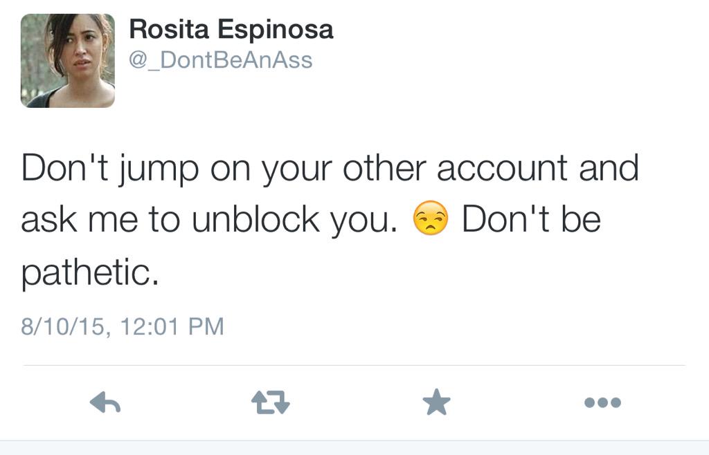 And I called you friend. Liar.