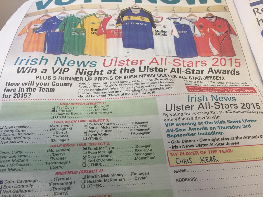 stmalsbelfast's tweet image. @Kerrso86 a bit bias voting you player of the year but we hope you get an allstar ! #StartVoting