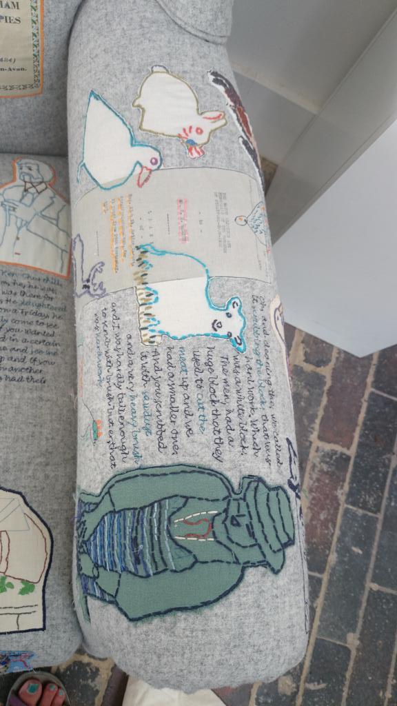 <a href="/OurTownTrust/">Stratford Town Trust</a> @RuairiTheFawn #Jackanory #storytelling chair #theoldslaughterhouse #Stratford-upon-Avon