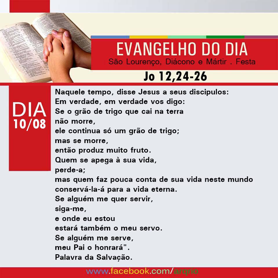 arqrio's tweet photo. Já #rezou com o #Evangelhododia #hoje? Faça sua #oração e #compartilhe a #palavra da #salvação http://t.co/0nWzabVjSf