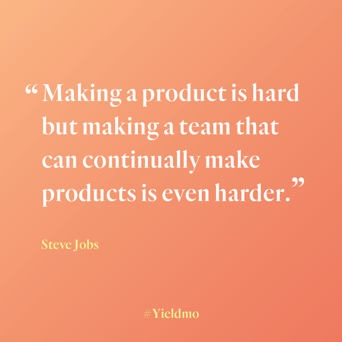 Yieldmo's tweet photo. #MondayMotivation, courtesy of Steve Jobs.
#yieldmo #mobileadvertising #adtech http://t.co/NK1hJj4g6W