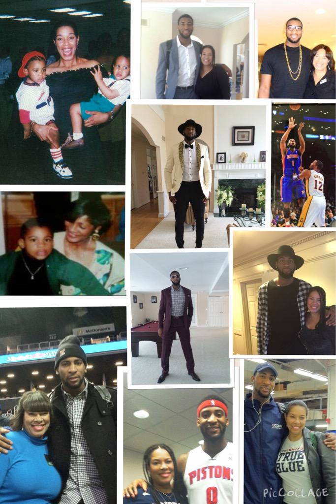 Happy Birthday to my nephew, Andre Drummond. May you have a dunk-a-licious year!  Love you. 