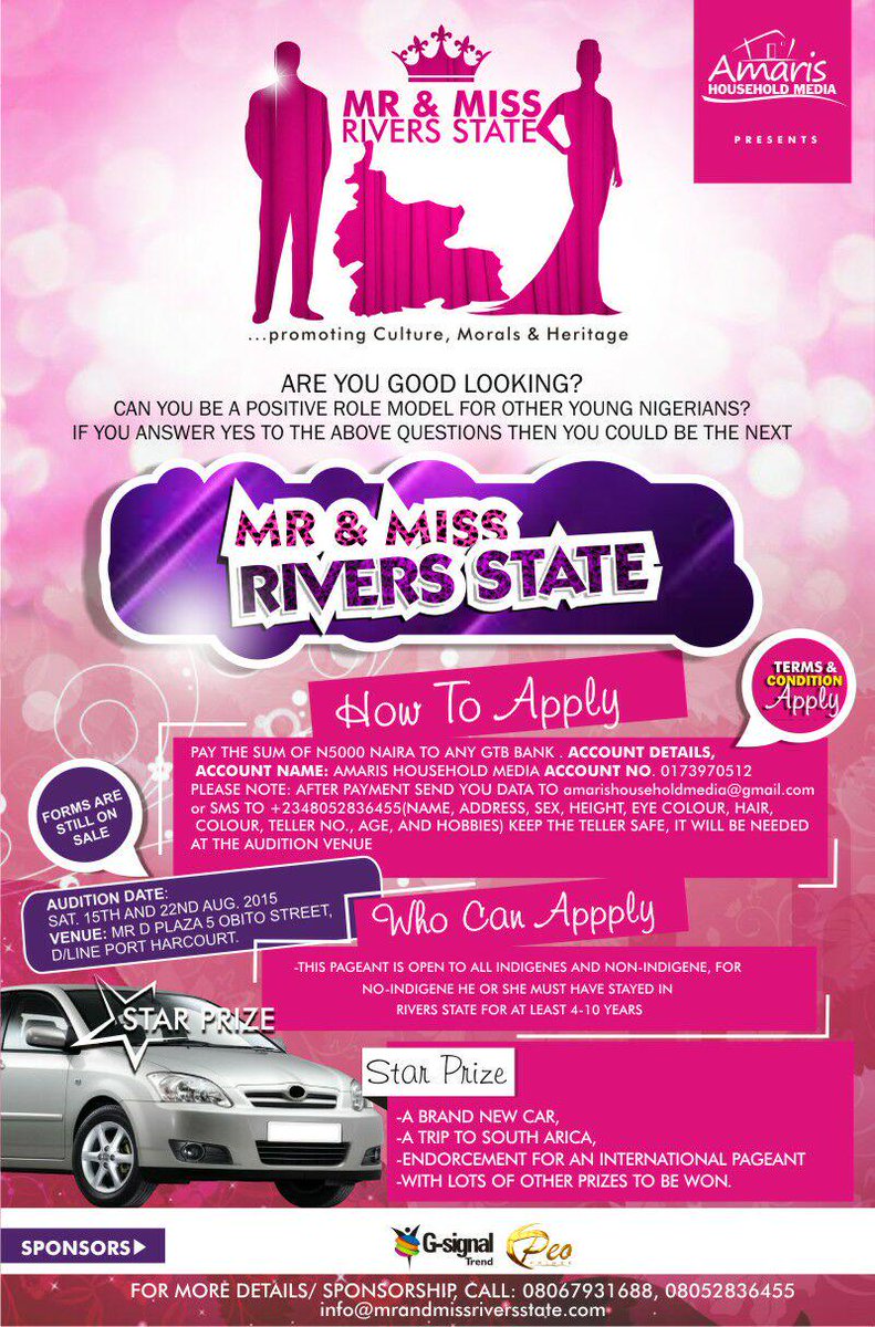 Cbm_designers's tweet photo. RT @mrand_miss @PhGardenCity @Ph_points @PH_designershops @rekkeys_67 @mbgph #MrAndMissRiversState http://t.co/7maBxAvQnh