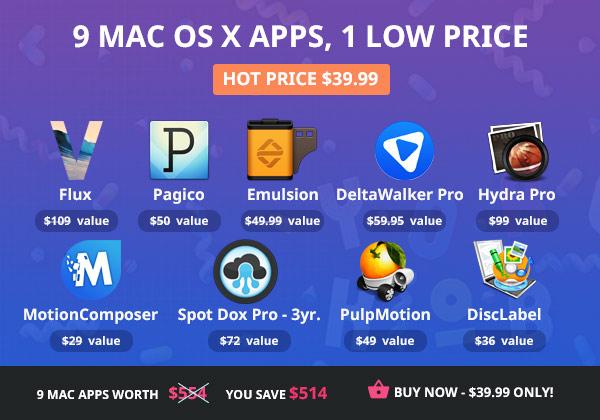 devsnippets's tweet image. Supercharge your Mac Bundle: 9 Top-rated Mac Apps FT. Pagico, DeltaWare Pro &amp;amp; more for $39.99 bundlehunt.com
