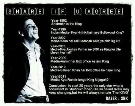 HappySRKfan's tweet photo. RT if You Agree @iamsrk http://t.co/pGKpg8tkKe