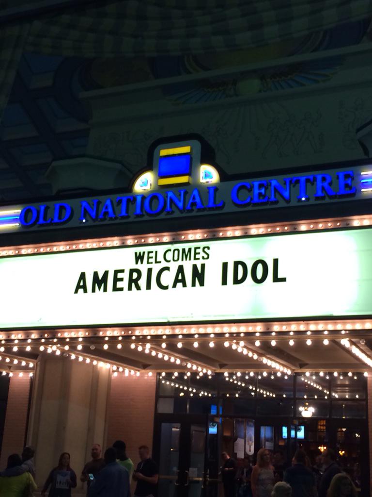 IdolsLiveTour's tweet photo. Thank you to The Murat Theatre in Indianapolis last eve! We had a great time with all the fans outside after the show http://t.co/aXmSHyBNga