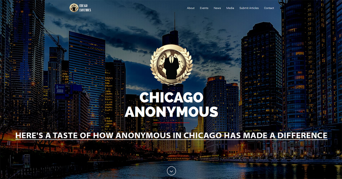 AnonymousVideo's tweet photo. ►#CHICAGO ►Here’s a taste of how #Anonymous has made a difference https://t.co/7KGvs3KRbv #FreeAnons #FreeJeremy http://t.co/tn9DSuFSOC