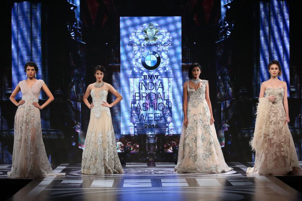 the_dailymint's tweet photo. Falguni &amp; Shane Peacock bring the French Riviera to India Bridal Fashion Week ’15 http://t.co/9T80YjtiQM http://t.co/9Ba9d669Ph