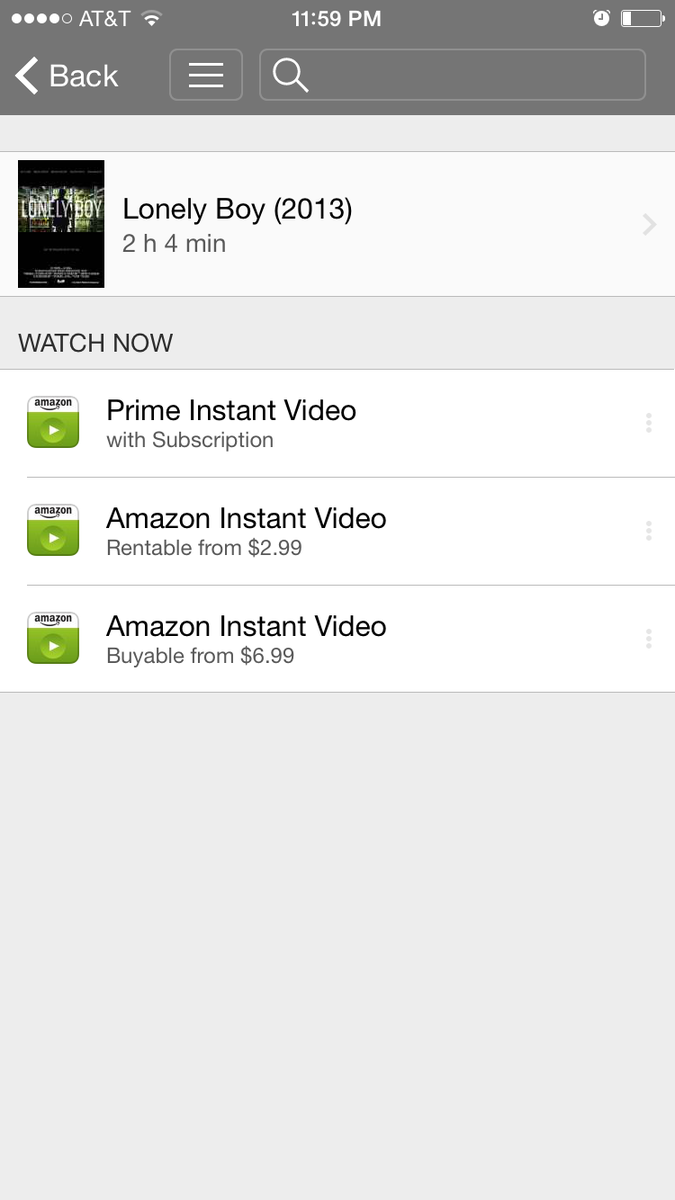 LonelyBoyFilm's tweet photo. Use @AmazonVideo?
Prime Subscriber?
There are multiple ways to watch #LonelyBoy @amazon
http://t.co/CNPsvVQ8cv http://t.co/obZckL3vBd