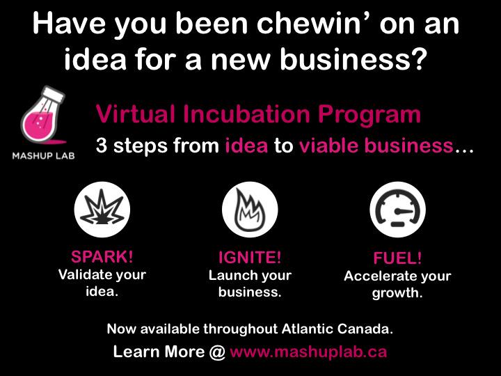 Hey <a href="/GoStartupNL/">Startup Newfoundland & Labrador</a> know anyone in NL that can take advantage of this mashuplab.ca/virtual-incuba…? Love to chat with them!