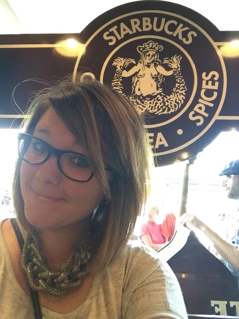 samanthahughey's tweet photo. Yeah...had to get a #selfie at the #FirstStarbucksStore. #TotesBasic #sorrynotsorry http://t.co/11jQseGPCT