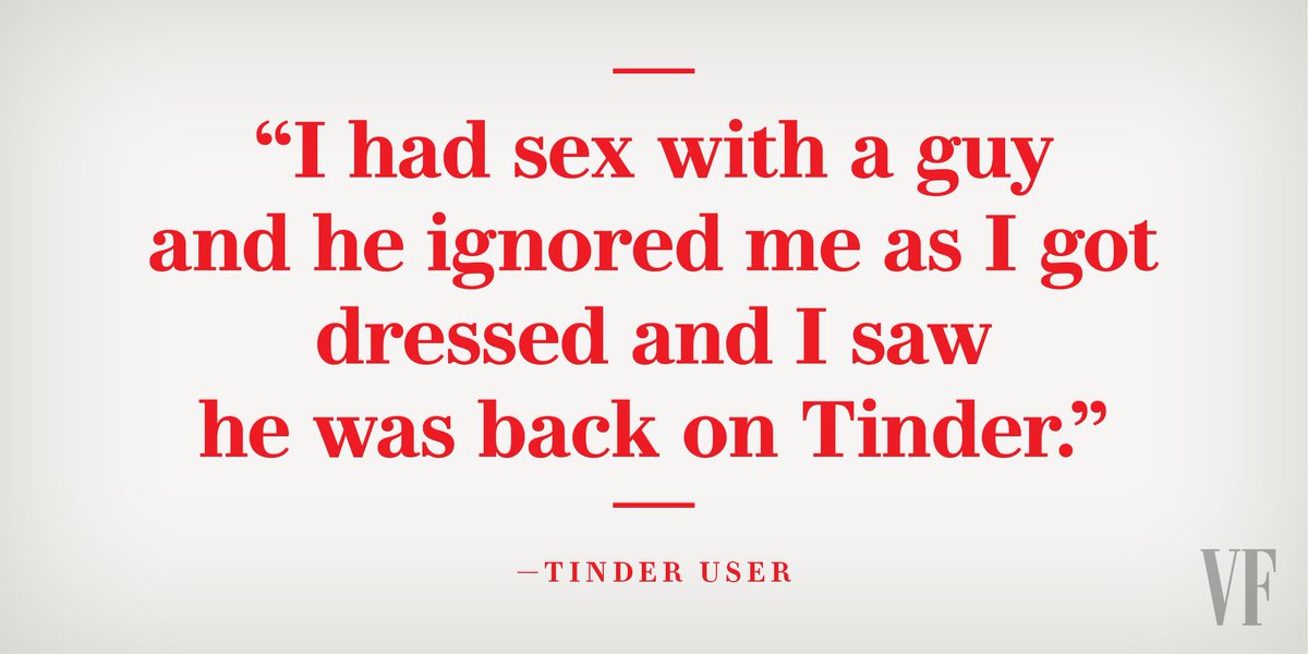 VanityFair's tweet photo. Tinder and the dawn of the dating apocalypse http://t.co/uaZtAaKahG http://t.co/PM5fVD543D