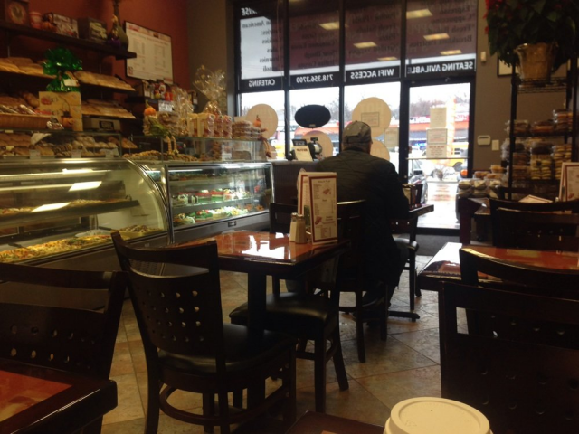 Have a seat, have some cake.