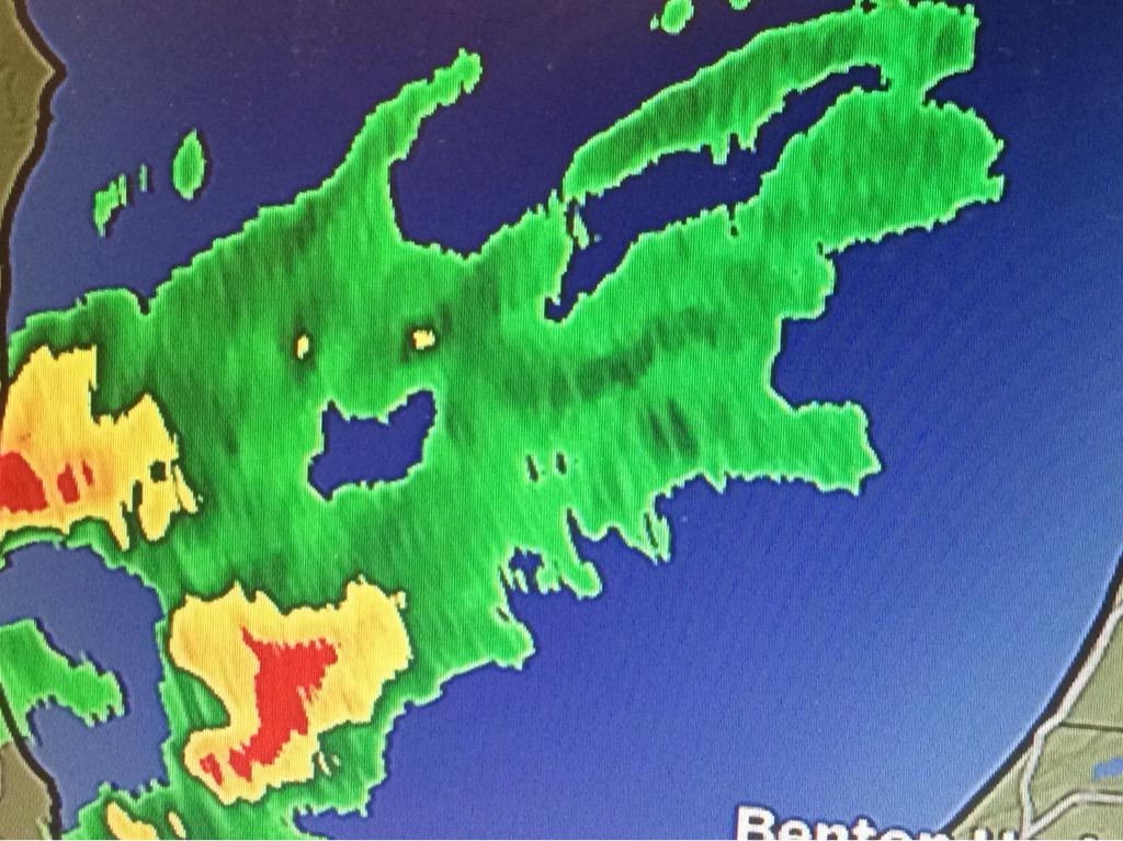 aaronlafferty's tweet photo. There's a ghost on the radar!
@bsteffen @matthewkirkwood @ellenbacca @wx8 @terrideboer
#WMIWX
Or maybe a monster? http://t.co/OMZv8JqQnb