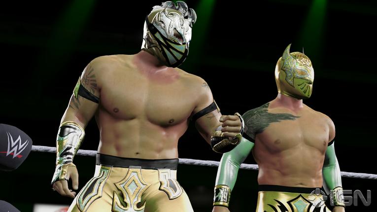 Kalisto and Sin Cara were revealed today as part of the #WWE2K16 roster.