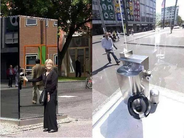 EhrenHotchkiss's tweet image. This is hilarious, I'd probably use it...
One way mirror bathroom. London, England
 ow.ly/QGczK