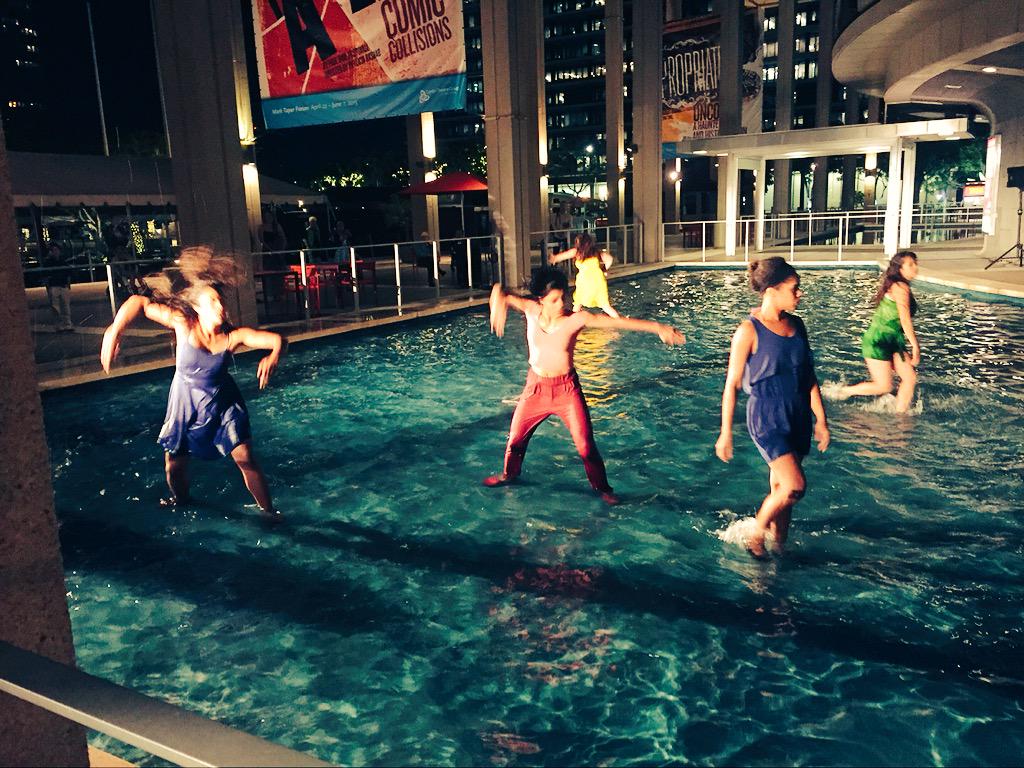 RodVance's tweet image. More dancing. Less splashing! Mark Taper Forum in LA