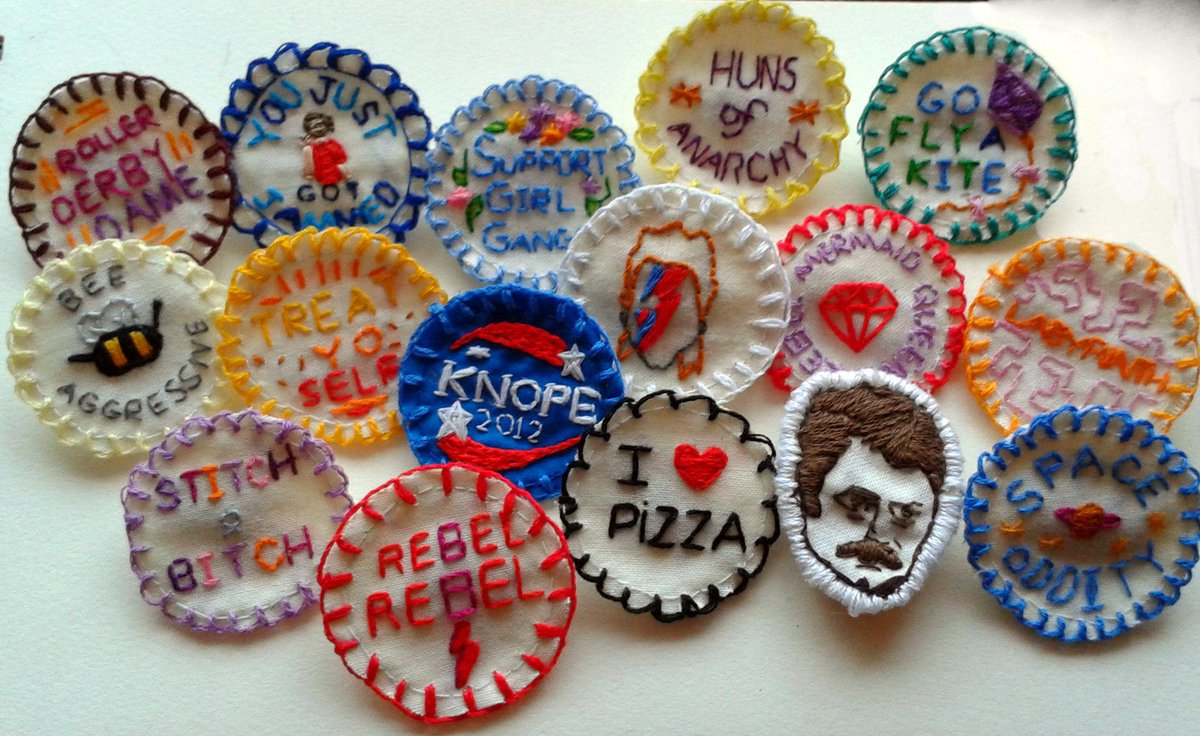 AlteriorMaker's tweet photo. @Irishcrafthour Been very busy embroidering all these goodies! #irishcrafthour http://t.co/aT4WfeEYxL