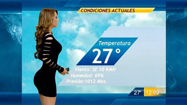 siteXD's tweet photo. Yanet Garcia, a garota do tempo mexicana que faz chover até nas redes sociais #PraEspiar http://t.co/oVPr1Q22l0 http://t.co/D2v6SSaiBG