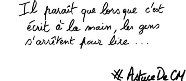 AliceVachet's tweet image. Astuce de #CM @MalletJulien