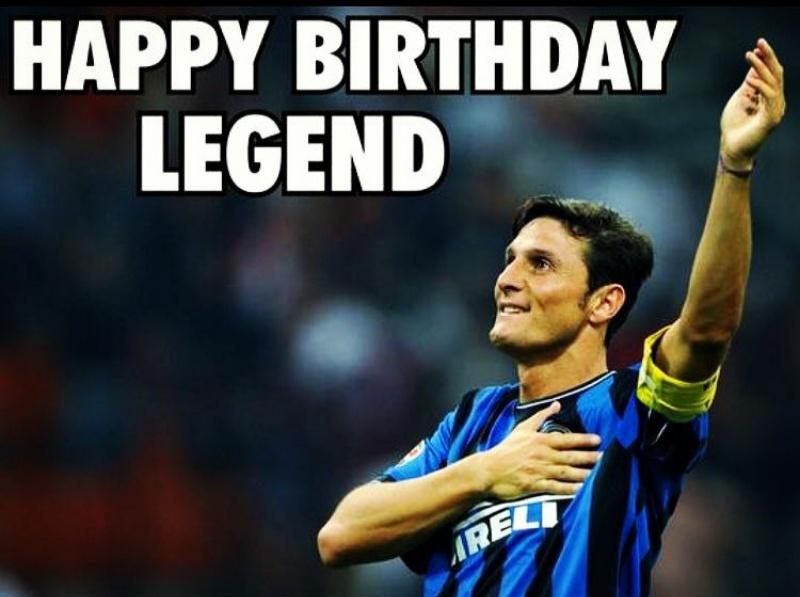 Happy Birthday Javier Zanetti!  