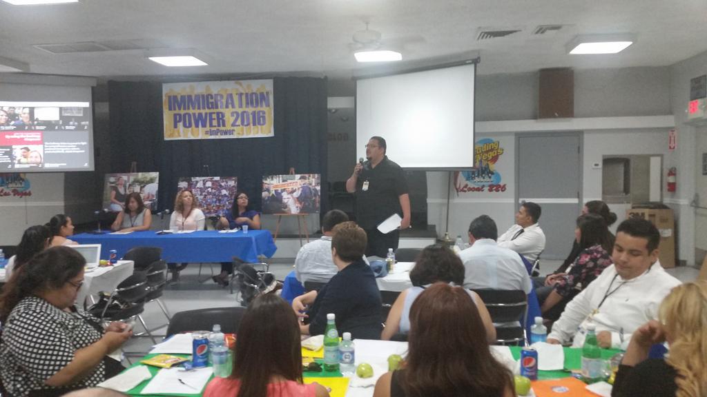 abelai's tweet photo. Immigration power happening in Las Vegas.#impower http://t.co/tberk2Nw7Q